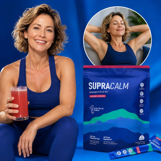 Supracalm Adaptogenes Getränkepulver | Löst Stress auf und fördert tiefe Konzentration