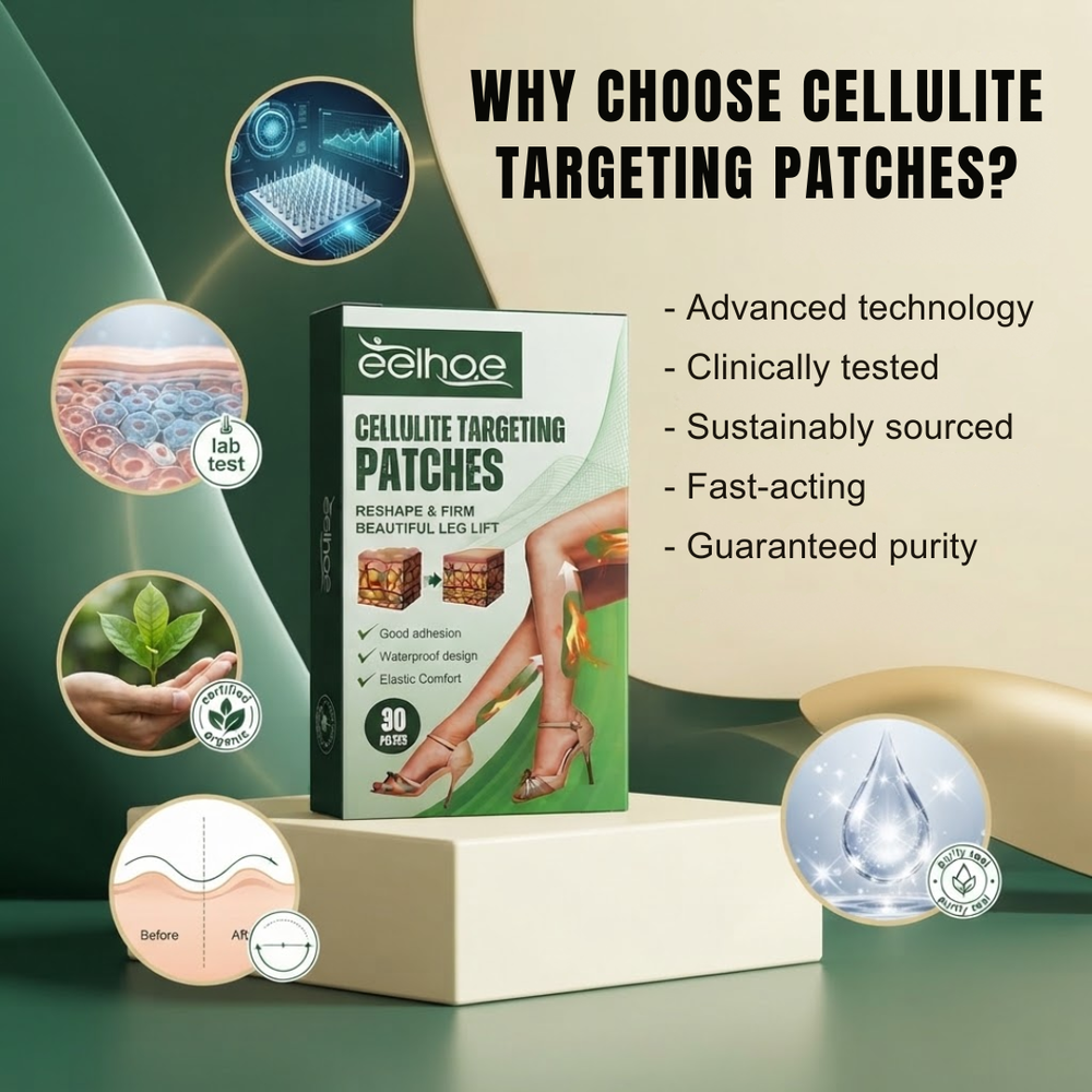 Anti-Cellulite-Pflaster | Glätten und straffen Sie Ihre Beine in nur 14 Tagen sofort sichtbar