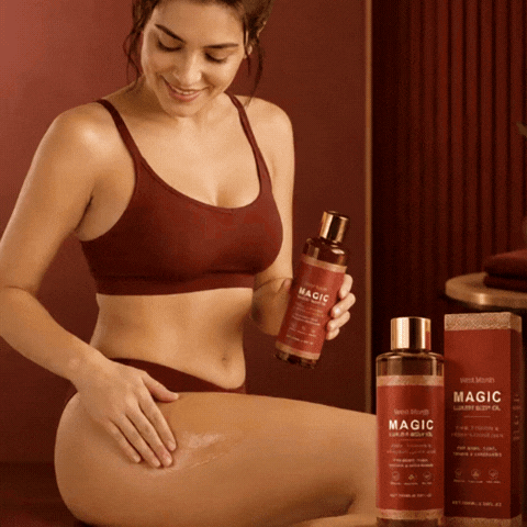 Magic Body Oil Erleben Sie Haut, die sich in nur 24 Stunden sofort straffer und fester anfühlt
