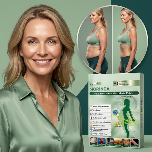 Moringa Advanced Nano-Mikro-Dart-Pflaster | Zielt auf 97 % hartnäckiges Bauchfett ab und strafft die Haut in nur 5 Tagen