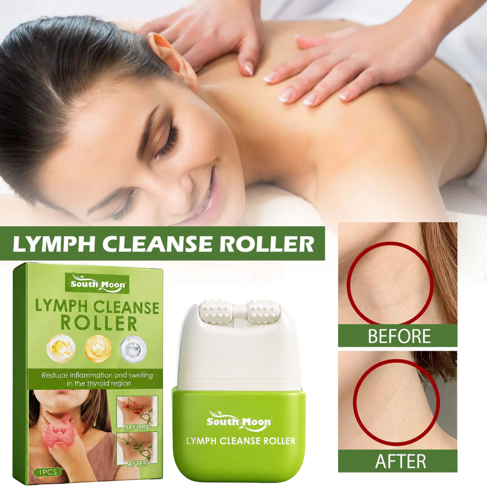 Lymph Cleanse Roller | De-Puff, Firm & Refresh a Swollen-Looking Neck