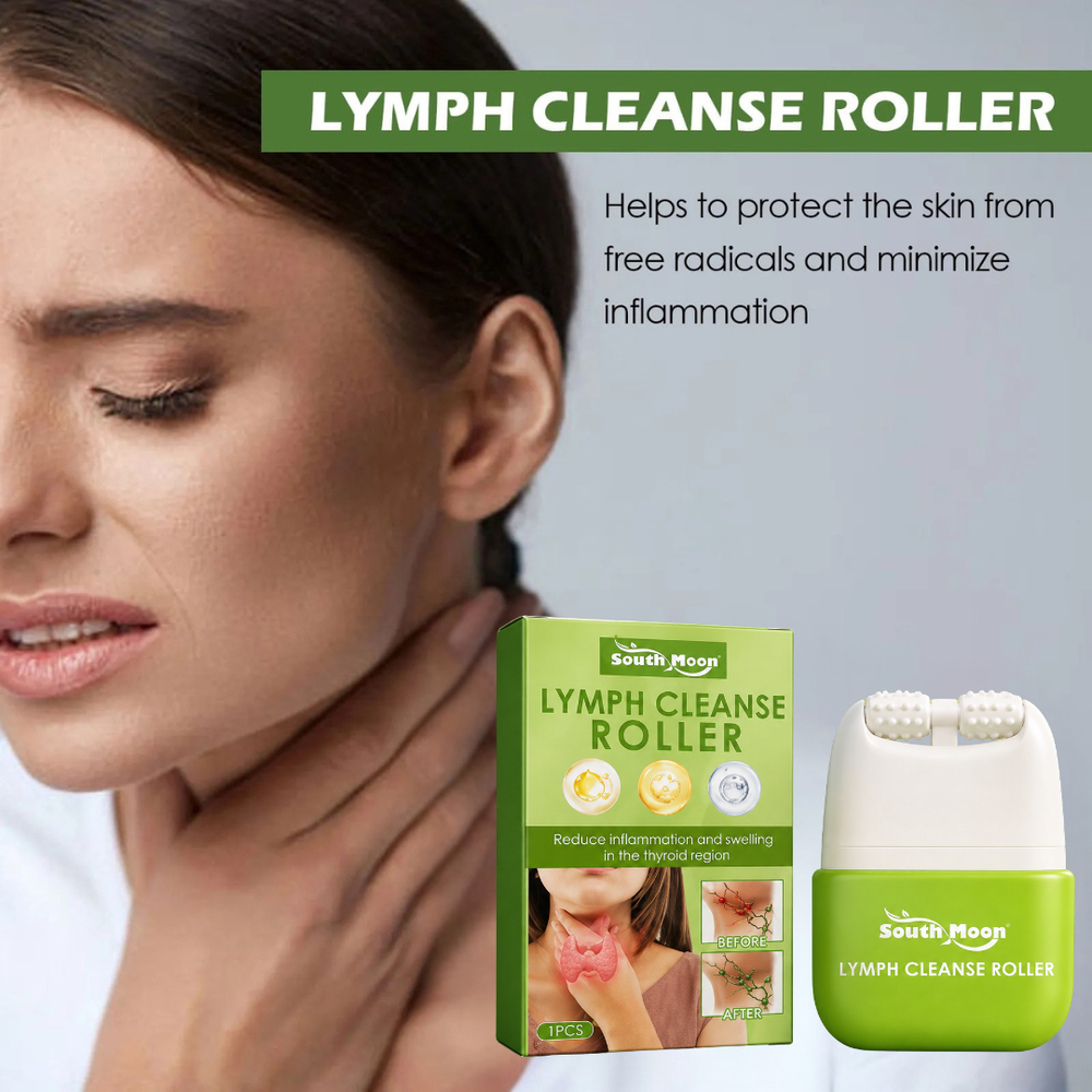 Lymph Cleanse Roller | De-Puff, Firm & Refresh a Swollen-Looking Neck